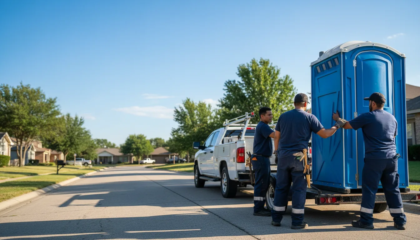 Portable Toilet Rental in Spade, TX near me